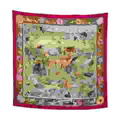 hermes vie sauvage du texas|HERMES 'LA VIE SAUVAGE DU TEXAS' SILK SCARF.